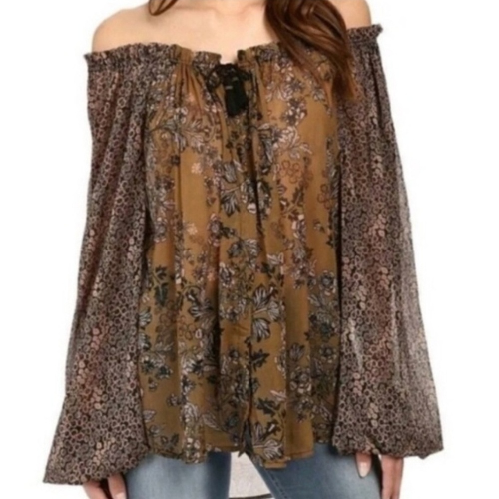 Free People Hendrix peasant blouse SzS